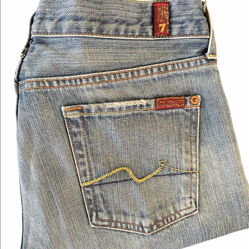 7 For All Mankind Mens Jeans Size 30x29 light wash